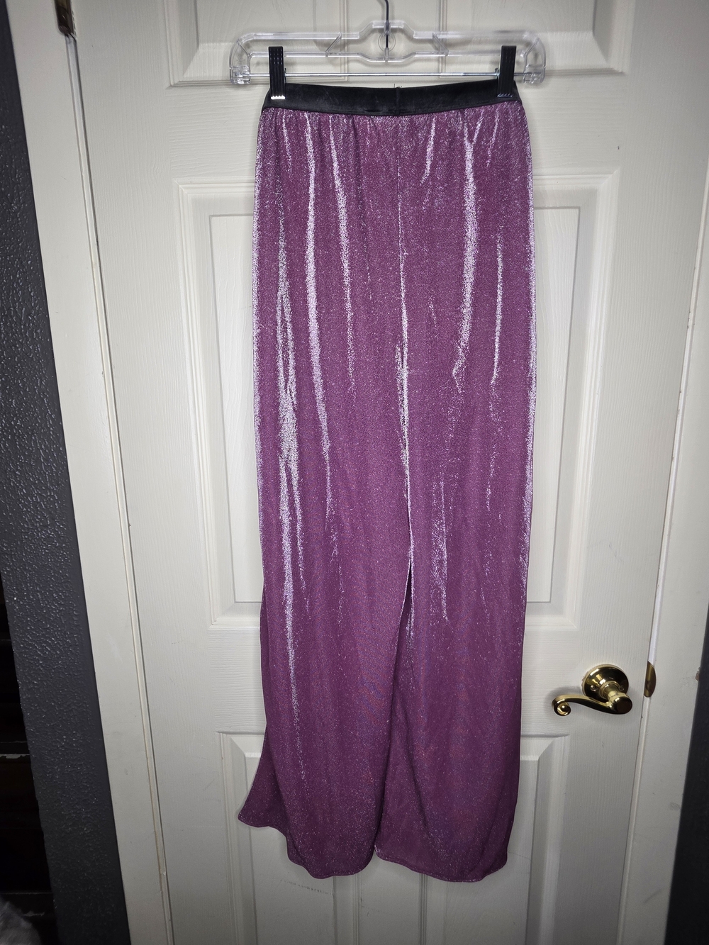 Victoria's Secret Shimmery Lavender Wide-Leg Pants - Picture 3 of 6